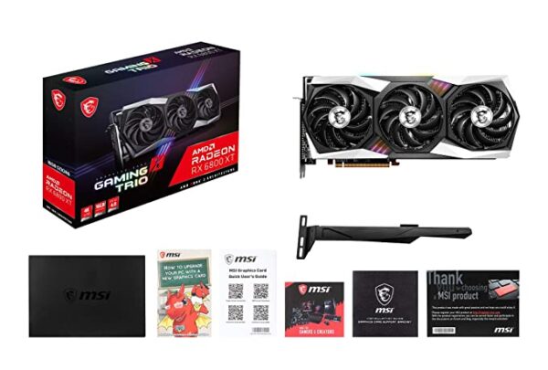 MSI Gaming Radeon RX 6800 XT 16GB pci_e_x16 gddr6 256-Bit HDMI/DP 2285 MHz RDNA 2 Architecture OC Graphics Card (RX 6800 XT Gaming X Trio 16G) Visit the MSI Store - Image 7