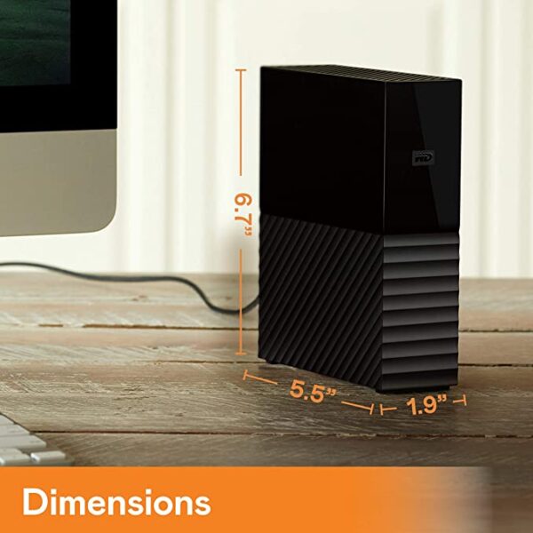 Western Digital WD 4TB My Book Desktop External Hard Disk Drive,Compatible with Windows&Mac, Portable HDD - Image 2