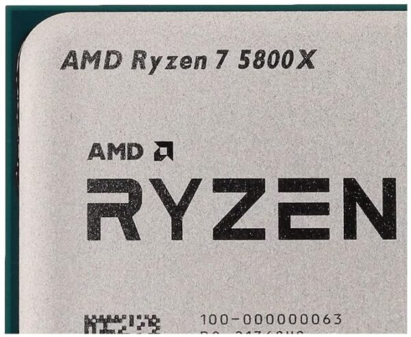 AMD 5000 Series Ryzen 7 5800X Desktop Processor 8 cores 16 Threads 36 MB Cache 3.8 GHz Upto 4.7 GHz AM4 Socket 500 Series Chipset (100-100000063WOF) - Image 5