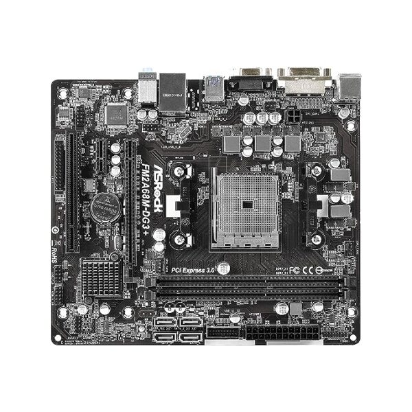 ASRock Micro ATX DDR3 1066 Motherboards FM2A68M-DG3+ - Image 4