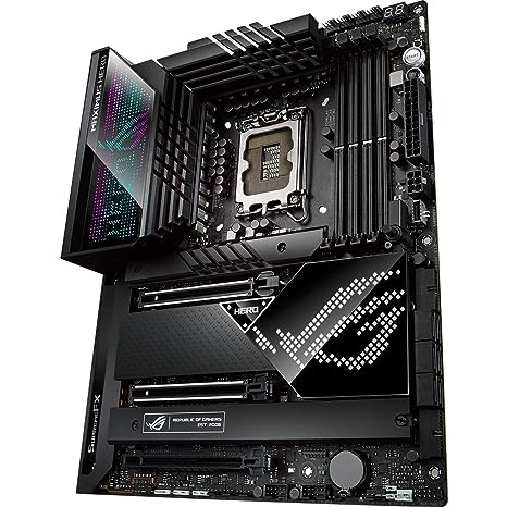 ASUS ROG Maximus Z690 Hero WiFi 6E LGA 1700(Intel 12th Gen) ATX Gaming Motherboard(PCIe 5.0,DDR5,20+1power Stages,2.5Gb LAN,2xThunderbolt 4,5xM.2,Front USB 3.2 Gen 2x2 Type-C,PCIe 5.0 Hyper M.2 Card) - Image 2