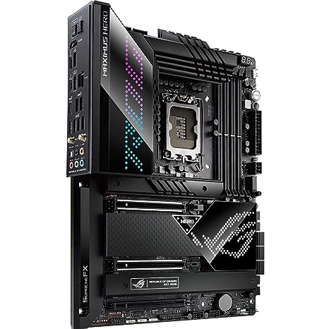 ASUS ROG Maximus Z690 Hero WiFi 6E LGA 1700(Intel 12th Gen) ATX Gaming Motherboard(PCIe 5.0,DDR5,20+1power Stages,2.5Gb LAN,2xThunderbolt 4,5xM.2,Front USB 3.2 Gen 2x2 Type-C,PCIe 5.0 Hyper M.2 Card) - Image 4