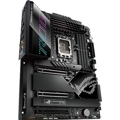 ASUS ROG Maximus Z690 Hero WiFi 6E LGA 1700(Intel 12th Gen) ATX Gaming Motherboard(PCIe 5.0,DDR5,20+1power Stages,2.5Gb LAN,2xThunderbolt 4,5xM.2,Front USB 3.2 Gen 2x2 Type-C,PCIe 5.0 Hyper M.2 Card) - Image 5