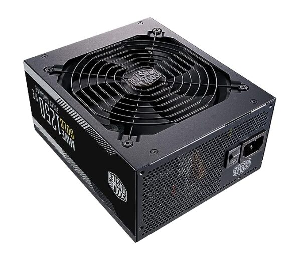 Cooler Master MWE Gold 1250 V2 Power Supply - Fully Modular  80 Plus Gold Certified  Japanese Capacitors  140mm Fan  1250 Watt - Image 5