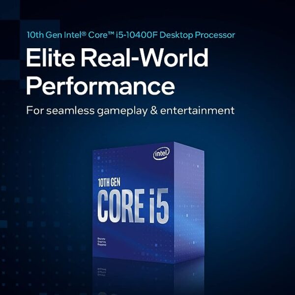 Intel Core i5-10400F 10th Generation Processor with 12MB Cache Memory 6 Cores 12 Threads and 3 Years Warranty (Comes with Fan Inside The Box) - Image 5