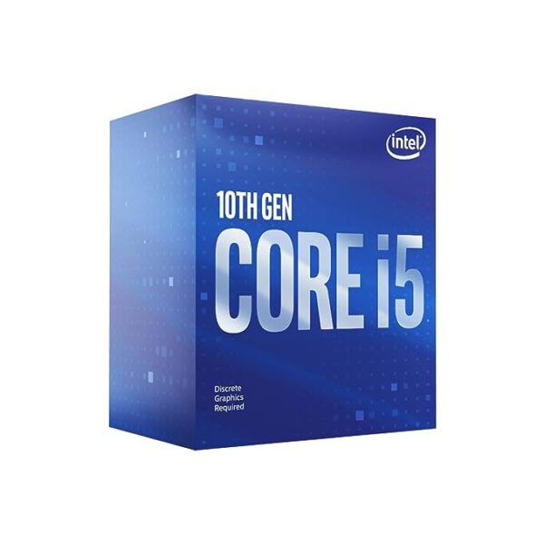 Intel Core i5-10400F 10th Generation Processor with 12MB Cache Memory 6 Cores 12 Threads and 3 Years Warranty (Comes with Fan Inside The Box)