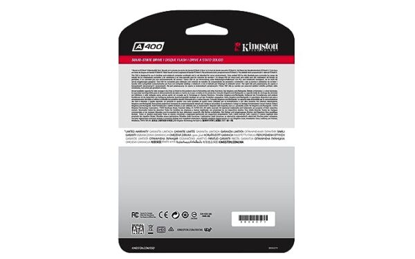 Kingston SSDNow A400 240GB Internal Solid State Drive (SA400S37/240GIN) - Image 5