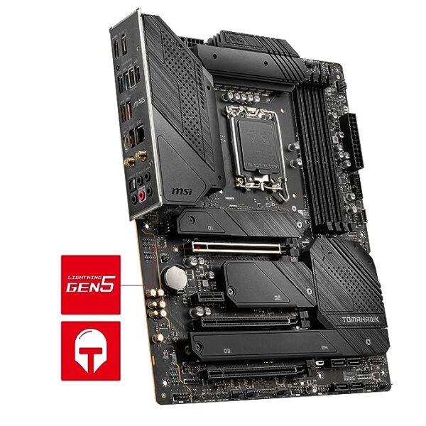 MSI MAG Z690 Tomahawk WiFi DDR4 Gaming Motherboard, ATX - Supports Intel Core 12th Gen Processors, LGA 1700-16 Duet Rail VRM 70A, Memory Boost 5200MHz/OC, 1 x PCIe 5.0 x16, 3 x M.2 Gen4,Wi-Fi 6, Black - Image 5