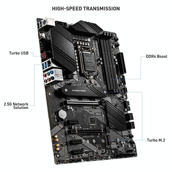 MSI Z490-A PRO ATX Gaming Motherboard DDR4 - Image 4