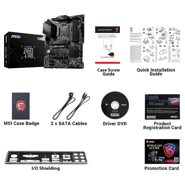 MSI Z490-A PRO ATX Gaming Motherboard DDR4 - Image 6