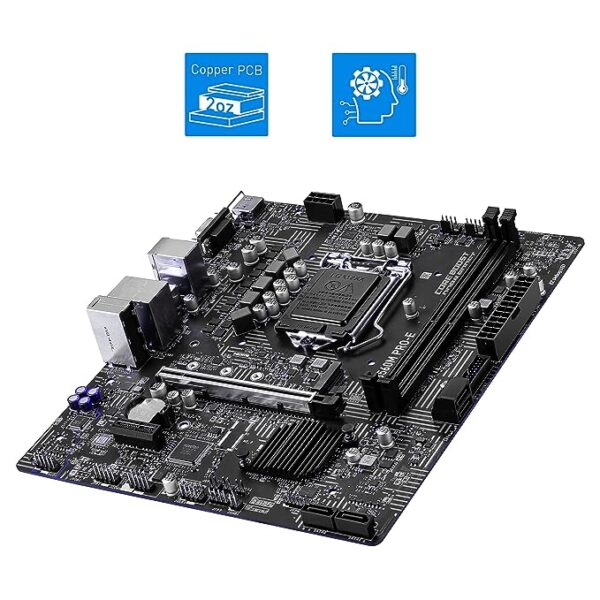 MSI B560M PRO-E Motherboard, Micro-ATX, Supports Intel Core 11th Gen Processors, LGA 1200-2 x DIMMs (5200MHz/OC), 1 x PCIe 4.0 x16, 1 x M.2 Gen4/3, 2.5G LAN - Image 5