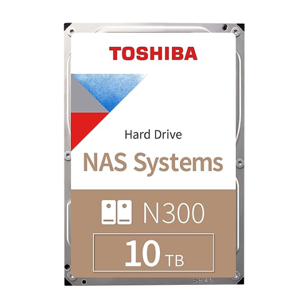 TOSHIBA N300 Internal 10TB NAS HDD 7200 RPM Hard Drive