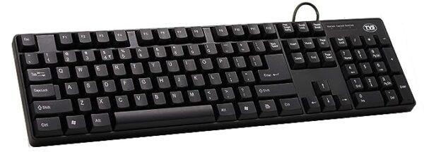 TVS Electronics Champ Wired Keyboard (Black) - Image 4