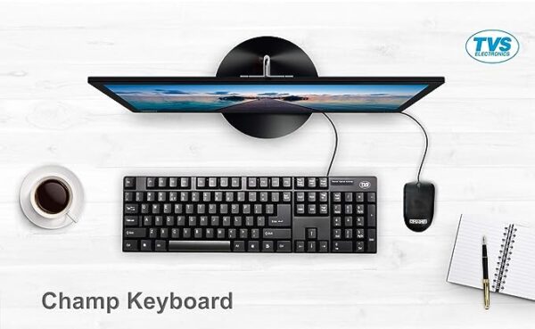 TVS Electronics Champ Wired Keyboard (Black) - Image 5