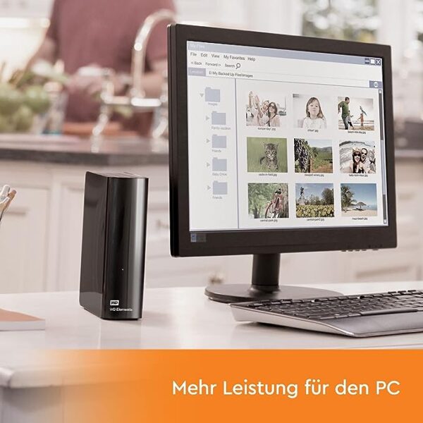 Western Digital 10TB Elements Desktop External Hard Drive - USB 3.0 - Image 3