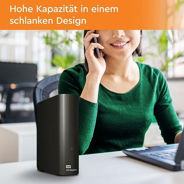Western Digital 10TB Elements Desktop External Hard Drive - USB 3.0 - Image 5