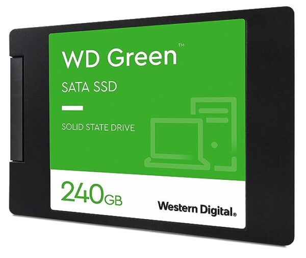 Western Digital WD Green 240 GB 6.35 cm (2.5 inch) SATA III Internal Solid State Drive (WDS240G2G0A) - Image 2