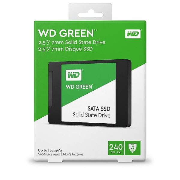 Western Digital WD Green 240 GB 6.35 cm (2.5 inch) SATA III Internal Solid State Drive (WDS240G2G0A) - Image 6