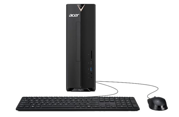 Acer Aspire XC-895-UR11 Desktop  10th Gen Intel Core i3-10100 4-Core Processor  8GB 2666MHz DDR4  1TB 7200RPM Hard Drive  8X DVD  Intel Wireless Wi-Fi 6  Bluetooth 5.1  Windows 10 Home