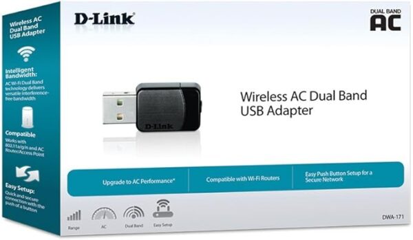 D-Link Dwa-171 Ac11 Wireless Dualband Usb Adapter - Image 3