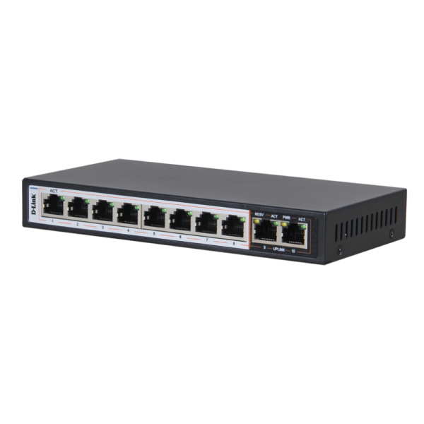 D-Link 8 Port PoE 10100 - Image 2