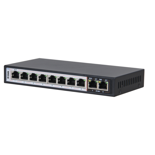 D-Link 8 Port PoE 10100 - Image 3