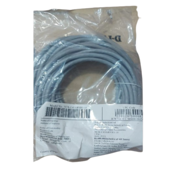 D-Link Cat 6 10m Patch cord