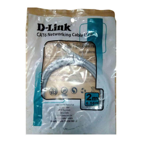 D-Link Cat 6 2m Patch cord