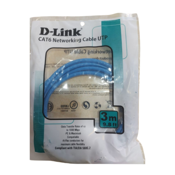 D-Link Cat 6 3m Patch cord