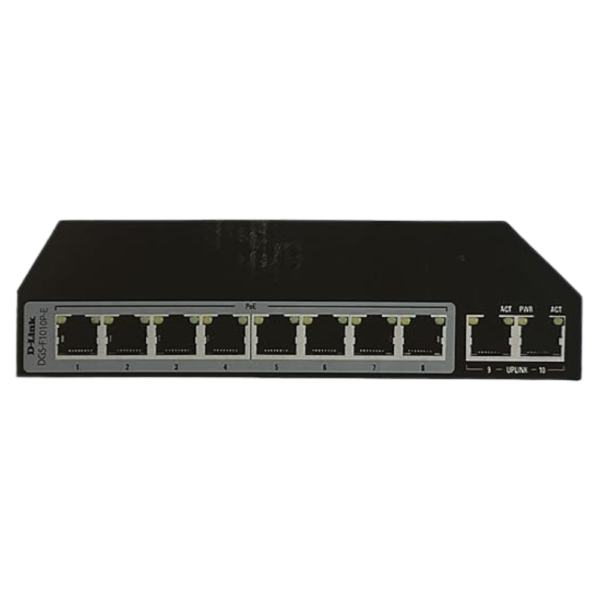 D-Link 8 Port PoE 10/100