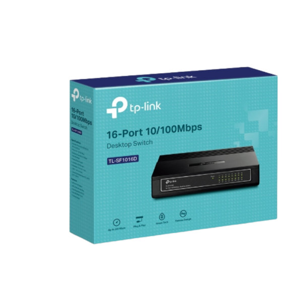 Tp-Link 16-Port 10/100Mbps Desktop Switch - Image 4