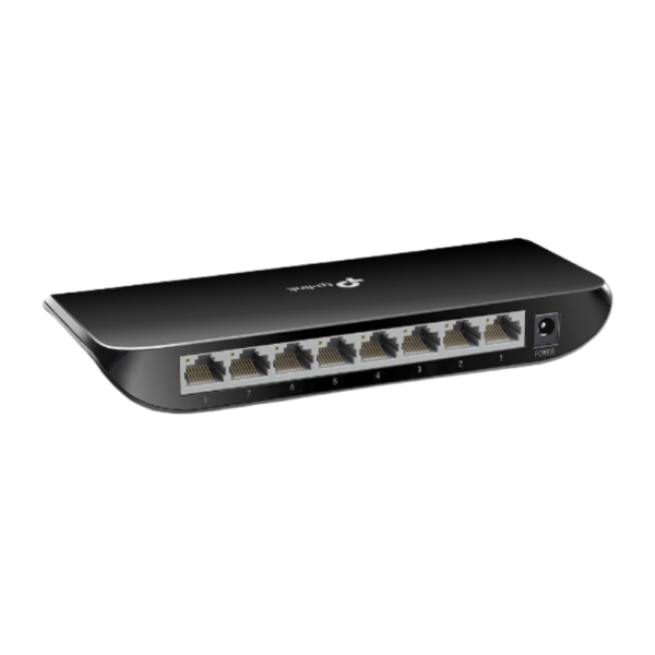 TP-Link 8 Gigabit Auto-Negotiation RJ45 ports, Supports Auto MDI / MDIX Green Ethernet technology saves power consumption IEEE 802.3x flow control provides reliable data transfer Plastic case, desktop or wall-mounting design Plug and play, no configuration required  -SG1008D 8-Port Gigabit Desktop Switch - Image 4